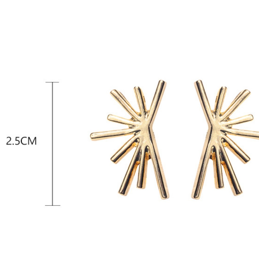 CELESTE | Star Burst Statement Earrings - Picture 5 of 6